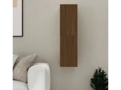 Wohnwände|TV-Wände^vidaXL TV-Wandschrank Braun Eichen-Optik 30,5x30x110 cm