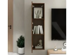 Wohnwände|TV-Wände^vidaXL TV-Wandschrank Braun Eichen-Optik 30,5x30x110 cm