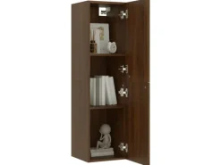 Wohnwände|TV-Wände^vidaXL TV-Wandschrank Braun Eichen-Optik 30,5x30x110 cm