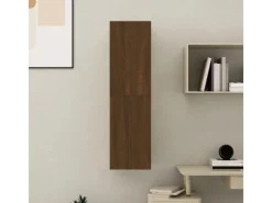 Wohnwände|TV-Wände^vidaXL TV-Wandschrank Braun Eichen-Optik 30,5x30x110 cm