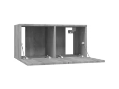 vidaXL TV-Wandschrank Grau Sonoma 60x30x30 cm Holzwerkstoff 1