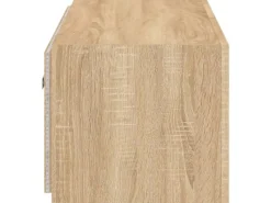 vidaXL TV-Wandschrank mit LED-Leuchten Sonoma-Eiche 100x35x31 cm