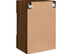 vidaXL TV-Wandschrank mit LED-Leuchten Braun Eichen-Optik 40x30x60,5cm