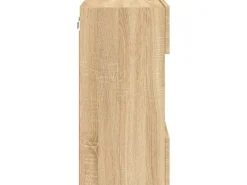 vidaXL TV-Wandschrank mit LED-Leuchten Sonoma-Eiche 40x30x60,5 cm