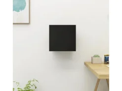 vidaXL TV-Wandschrank Schwarz 30,5x30x30 cm