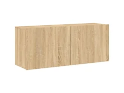 Wohnwände|TV-Wände^vidaXL TV-Wandschrank Sonoma-Eiche 100x30x41 cm