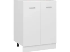 Regal Weiß^vidaXL Unterschrank Weiß 60x46x81,5 cm Holzwerkstoff