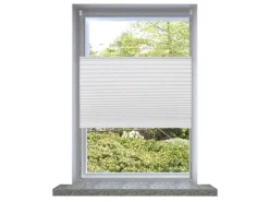 vidaXL Verdunklungsplissee 90×100 cm Weiß