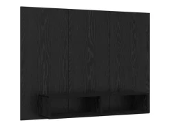 TV-Wände^vidaXL Wand TV Schrank Schwarz Eichen-Optik 120 x 23,5 x 90 cm 875187