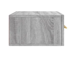 vidaXL Wand-Nachttisch Grau Sonoma 35x35x20 cm Modell 1