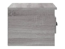 vidaXL Wand-Nachttische 2 Stk Grau Sonoma 41,5x36x28 cm