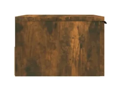 vidaXL Wand-Nachttische 2 Stk Räuchereiche 34x30x20 cm