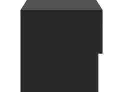 Wandregale|Regale Schwarz^vidaXL Wand-Nachttische 2 Stk Schwarz Holzwerkstoff Modell 4