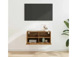 TV-Wände^vidaXL Wand-TV-Schrank Altholz 60 x 30 x 30 cm Holzwerkstoff 882922