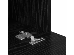 TV-Wände^vidaXL Wand-TV-Schränke 2 Stk Schwarz Eichen-Optik 80 x 30 x 30 cm 882933