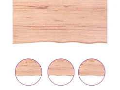 Regale Massivholz^vidaXL Waschtischplatte Hellbraun 40x30x2 cm Massivholz Behandelt