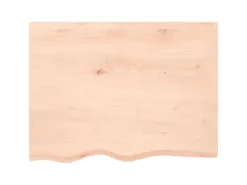 Regale Massivholz^vidaXL Waschtischplatte 80x60x4 cm Massivholz Unbehandelt