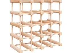 Regale Massivholz^vidaXL Weinregal für 20 Flaschen 46,5x23x46,5 cm Massivholz Kiefer