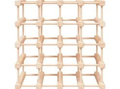 Regale Massivholz^vidaXL Weinregal für 20 Flaschen 46,5x23x46,5 cm Massivholz Kiefer