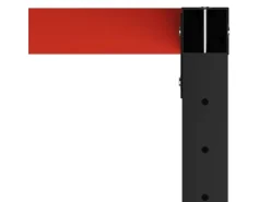 Tische^vidaXL Werkbankgestell Metall 120x57x79 cm Schwarz und Rot