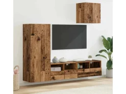 vidaXL Wohnwand 4-Tlg Holzwerkstoff 3402779