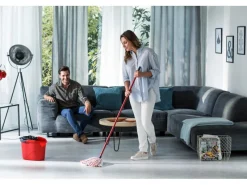 Vileda Wischmopp SuperMocio Microfibre & Power mit Stiel