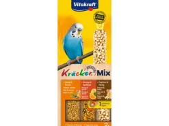 Vitakraft Vogel-Ergänzungsfutter Kräcker Mix Honig/Orange/PopCorn 3 Stück (80 g)