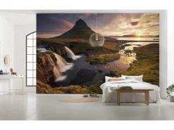 Komar Fototapeten^Vlies Fototapete Guten Morgen auf Isländisch 400x250 cm