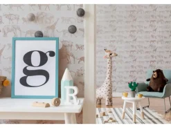 Boutique Dekorative Tapeten^Vliestapete Safari Beige