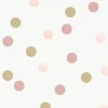 Superfresco easy Dekorative Tapeten^Vliestapete Punkte Rosa-Gold