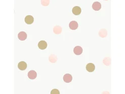 Superfresco easy Dekorative Tapeten^Vliestapete Punkte Rosa-Gold