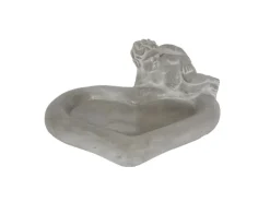 Sunny Garden Vogeltränke 26 cm x 31 cm Zementgrau