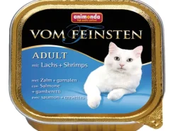 Animonda Vom feinsten Katzen-Nassfutter Adult Lachs und Shrimps 100 g