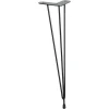 Wagner design yourself Weitere Regale^Wagner Designfuß Hairpin Leg Retro 12 cm x 12 cm x 40 cm Stahl Schwarz