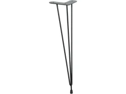 Wagner design yourself Weitere Regale^Wagner Designfuß Hairpin Leg Retro 12 cm x 12 cm x 40 cm Stahl Schwarz