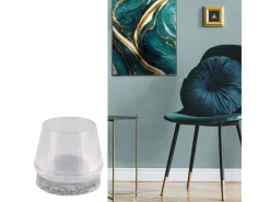 Wagner design yourself Stühle^Wagner Kappen-Set EH0564 Ø 24 mm x Ø 28 mm x 26 mm Transparent/Grau 4-tlg.