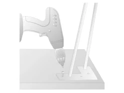 Wagner design yourself Weitere Regale^Wagner Möbelbein Hairpin Leg Retro 12 cm x 12 cm x 71 cm Stahl Schwarz