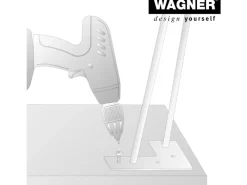 Wagner design yourself Kommode^Wagner Möbelbein Hairpin Länge 400 mm Moss Grey