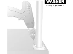 Wagner Möbelbein Telescope Ø 3 cm Justierbar 60 cm - 90 cm