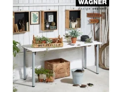 Wagner Vitrinen^Möbelbein Telescope Ø 5 cm Justierbar 60 cm - 90 cm