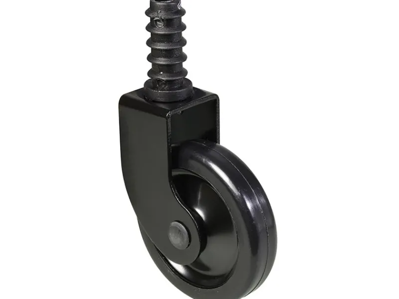 Wagner design yourself Wagner Teewagenrolle mit Stift + Hülse Tragkraft 25 kg Schwarz Ø 50 mm