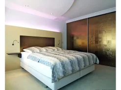 Klebefolien^WALLFACE 13926 COLLAGE Luxus Leder Wand-Paneel Verkleidung Tapete Gold 2600 mm x 1000 mm x 3,5 mm 2,60 m2 Gold