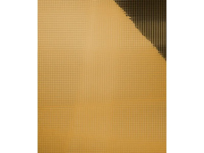 Mosaik^WALLFACE 27373 M-Style Design Platte Wand-Paneel Mosaik Dekor glanz Gold 980 mm x 980 mm x 1,2 mm 0,96 m2 Gold