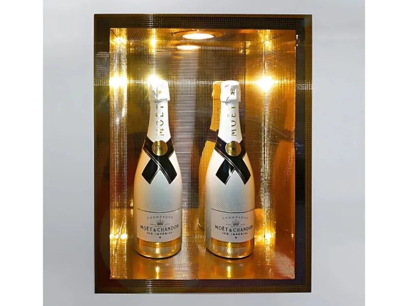 Mosaik^WALLFACE 27373 M-Style Design Platte Wand-Paneel Mosaik Dekor glanz Gold 980 mm x 980 mm x 1,2 mm 0,96 m2 Gold