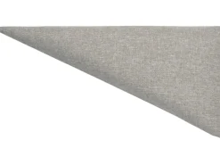 Kissen^Wandkissen Dreieck 15 cm x 30 cm Hellgrau Struktur