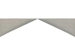 Kissen^Wandkissen Dreieck 15 cm x 30 cm Hellgrau Struktur