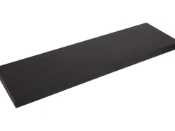 Wandregal Carlton 80 cm x 24 cm x 3,8 cm Schwarz