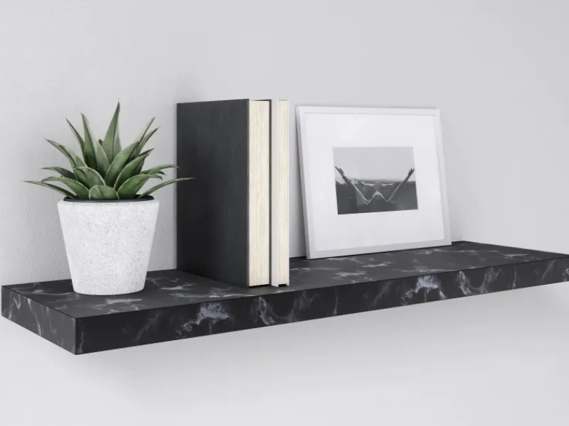 Windlichter|Schweberegale^Wandregal Carlton 80 cm x 24 cm x 3,8 cm