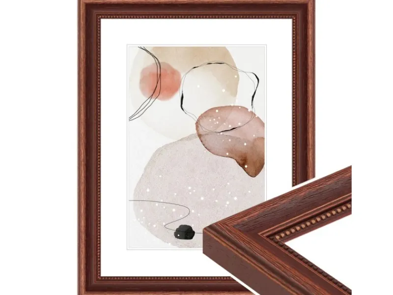 WANDStyle Bilderrahmen H390 aus Massivholz in 15 x 20 cm im Stil Landhaus