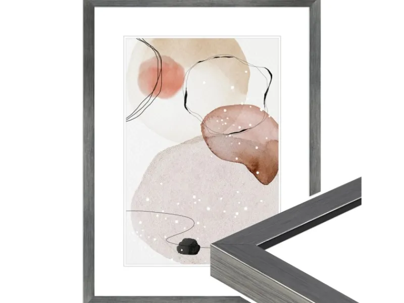 WANDStyle Bilderrahmen H950 aus Massivholz in -Optik 40 x 60 cm im Stil Modern